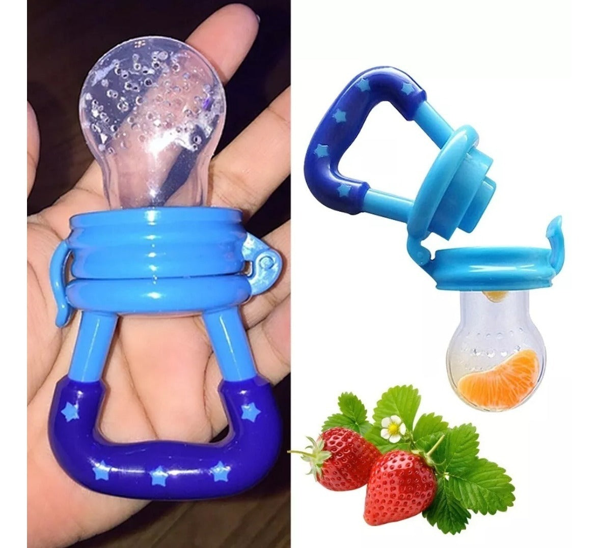 Combo Baby Spoon Feeder With Free Fruit Pacifier - Fanub.shop