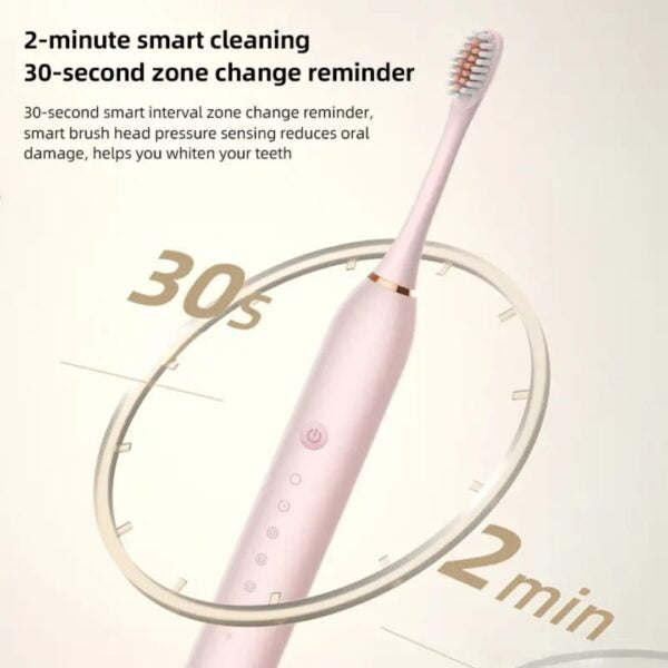 Rechargeable Sonic Electric Toothbrush (Random Color)