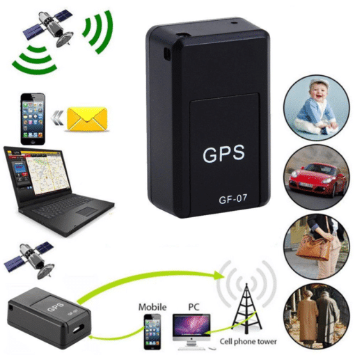Mini Magnetic GPS Tracker - Real-Time Tracking and Listening