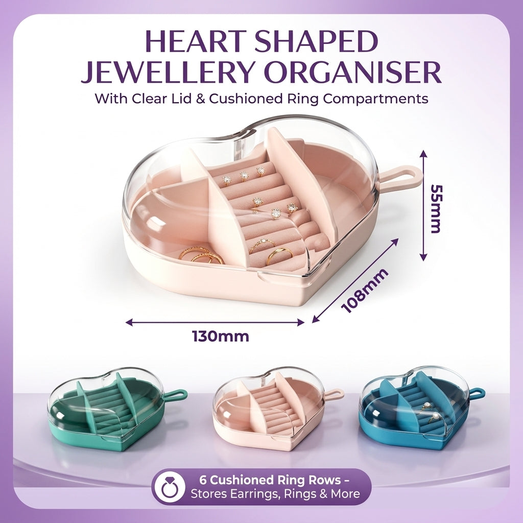 Heart Shaped Jewelry Organizer